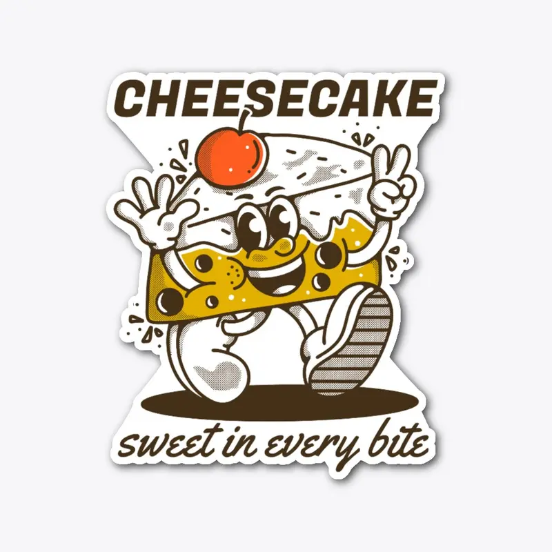 Cheesecake, sweet in every bite