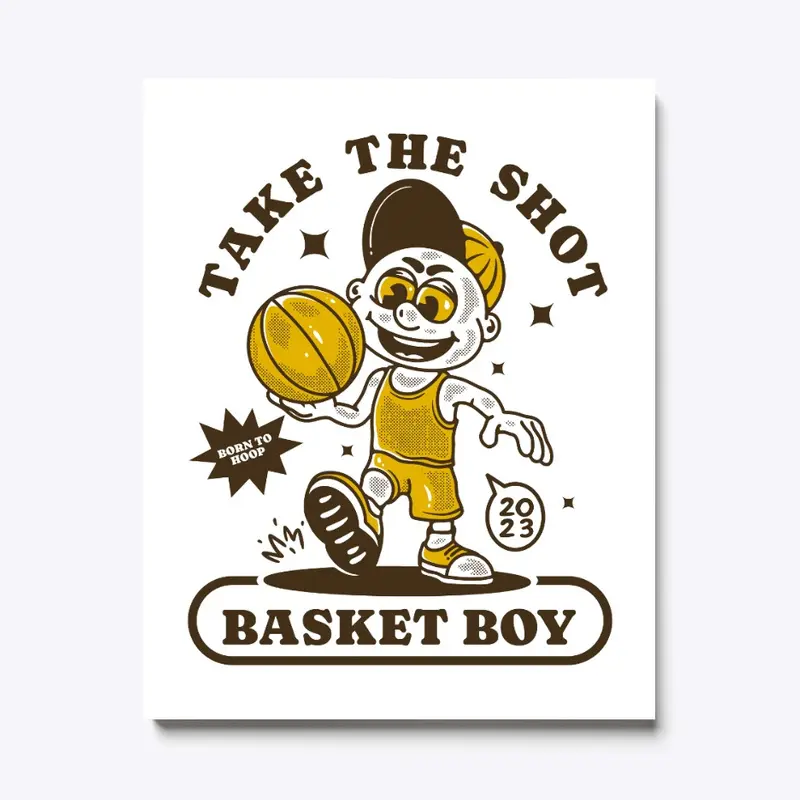 Basket boy, born to hoop